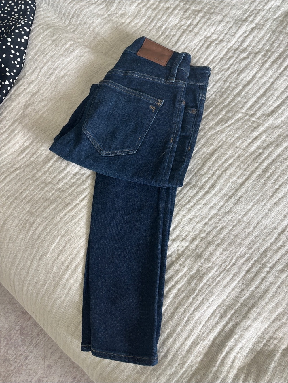 Madewell Dark Indigo Skinny Jeans